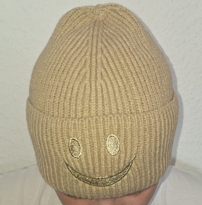 Beany Strickmütze "Smily"