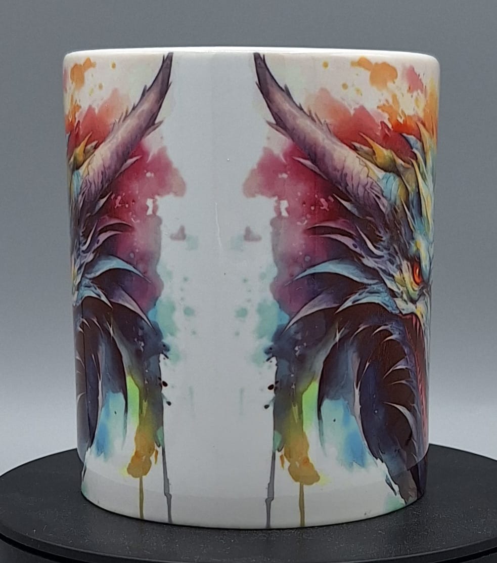 Keramiktasse 330 ml Drachen Design spülmaschinenfest
