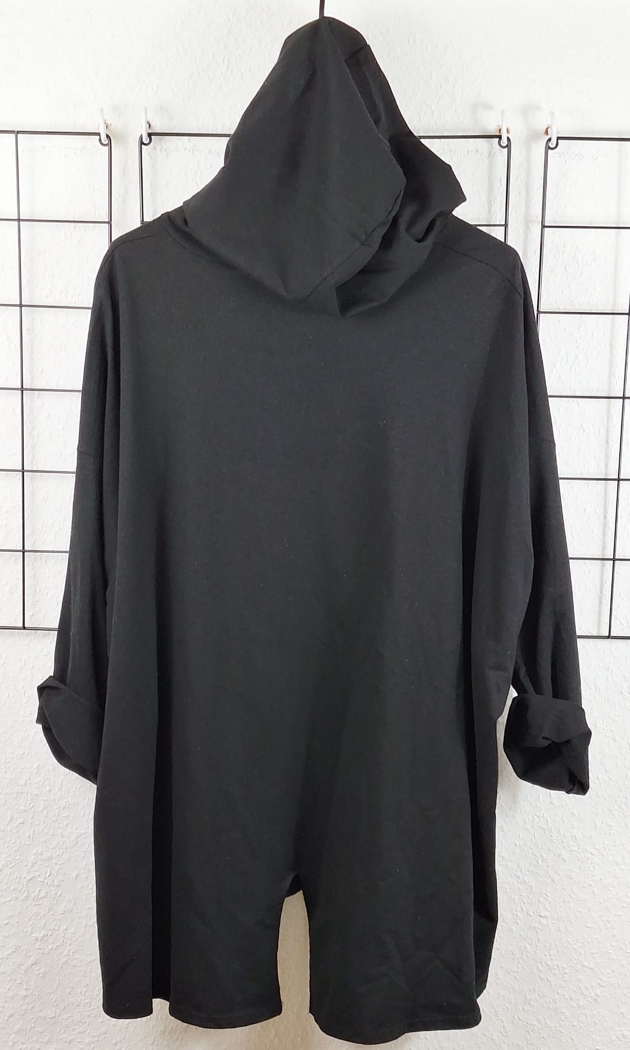 Rückansicht Damen Hoodie mit Maus-Motiv