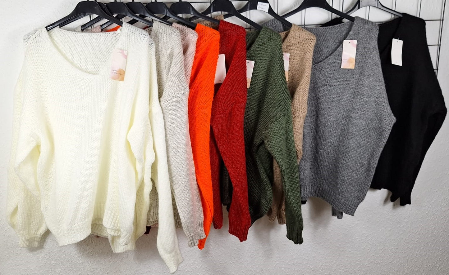 🆕 Damen Strickpullover – Oversize – Kuschelig weich – Viele Farben – Must-Have!