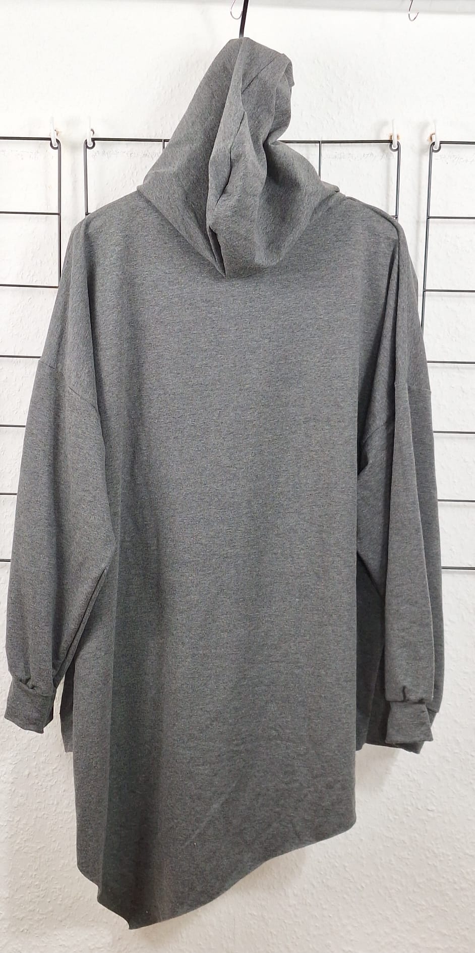 Hoodie mit Netz "Totenkopf"