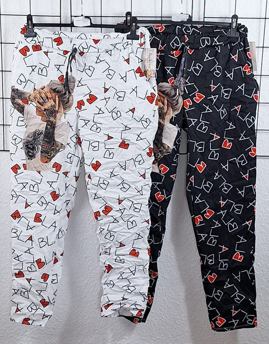 Joggpants "Frau" verschiedene Farben