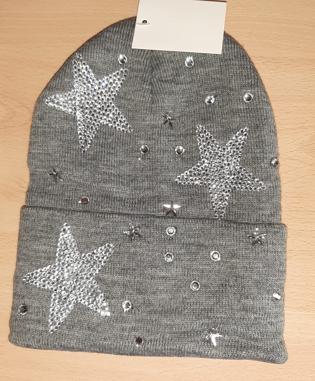 Warme Mütze "Sterne"