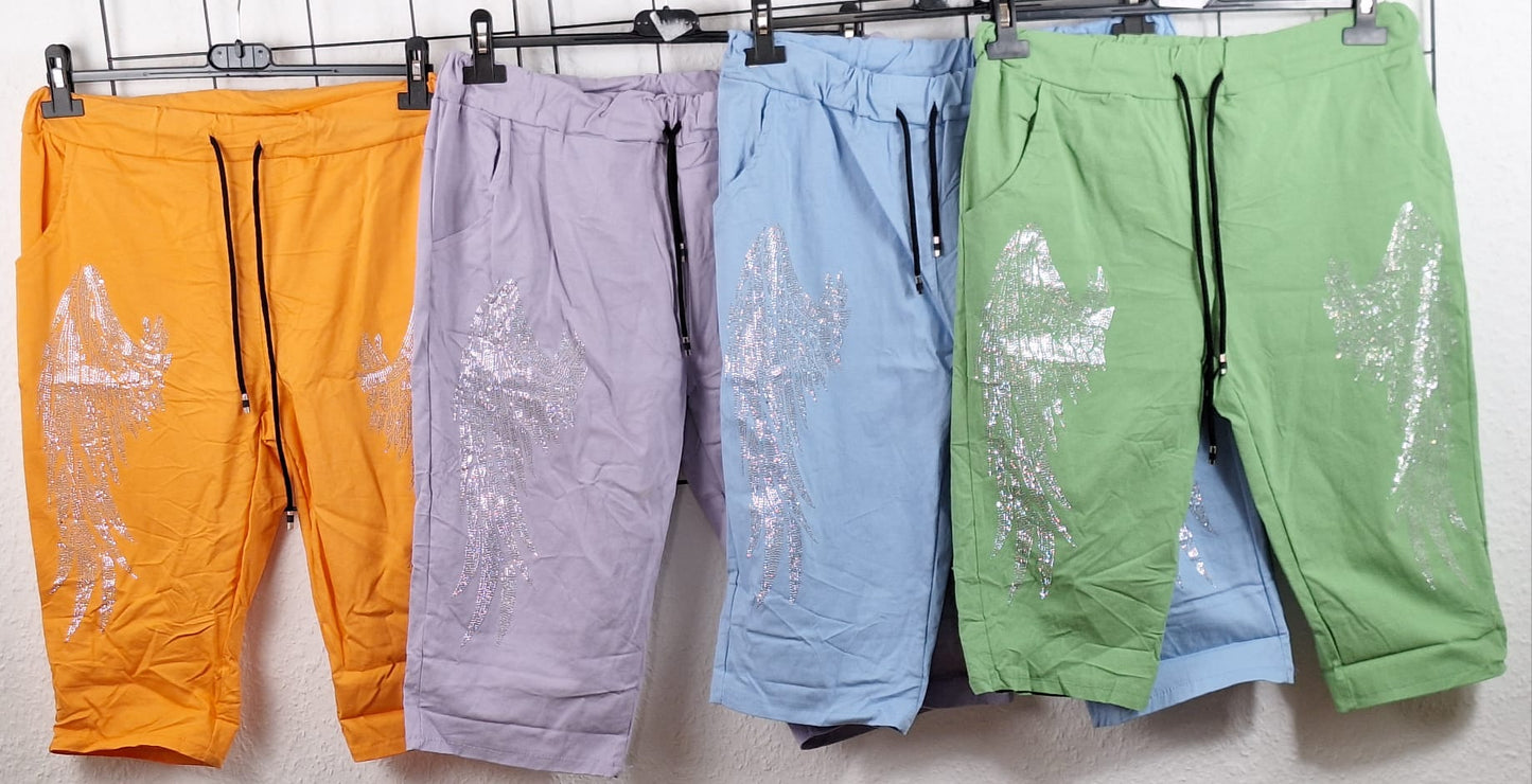 Shorts mit Engelsflügel