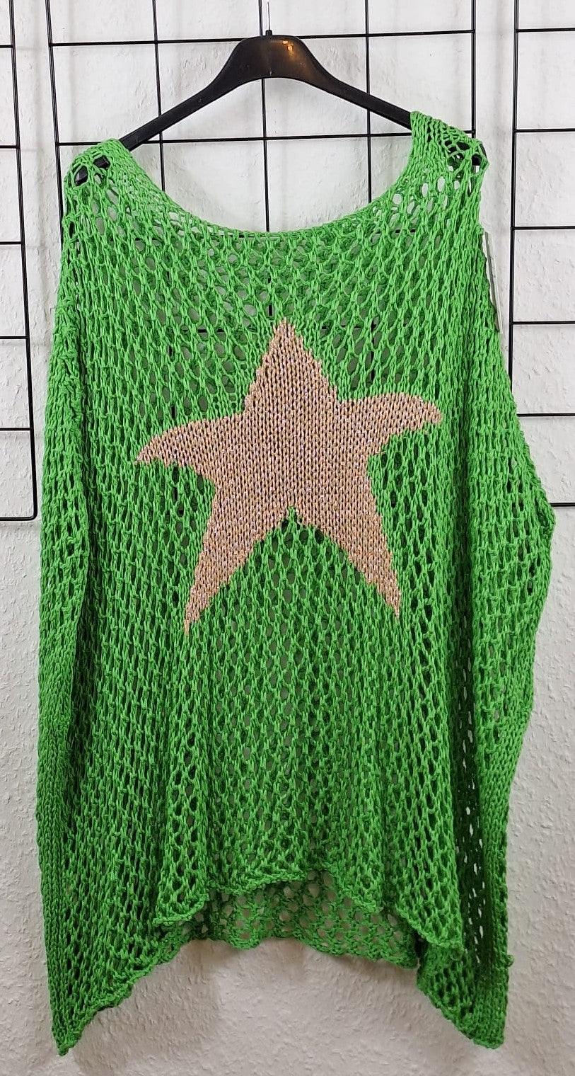Häkelponcho "Stern"