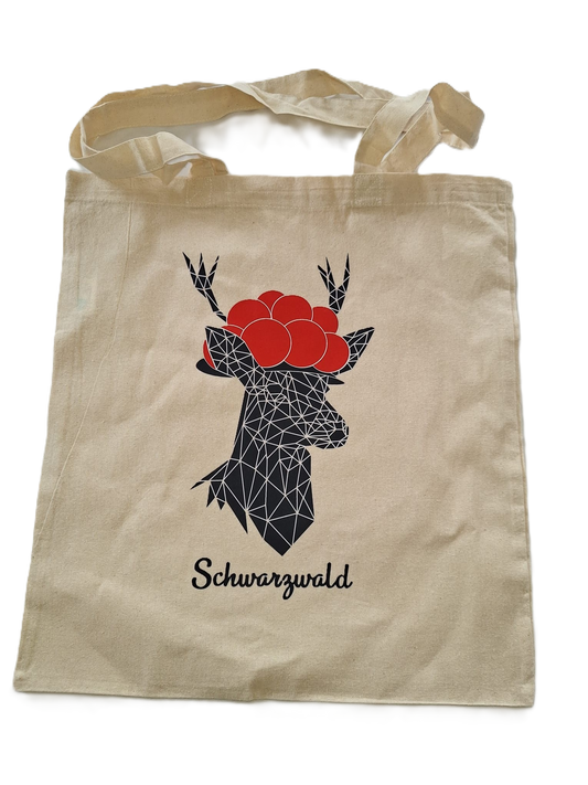 Schwarzwald Baumwolltasche – Nachhaltig und geräumig