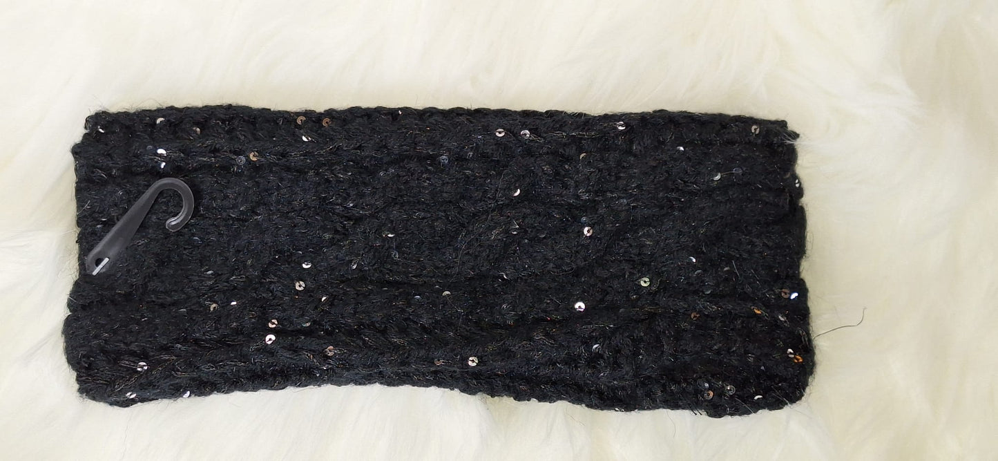 Stirnband mit kleinen Glitzerpailletten
