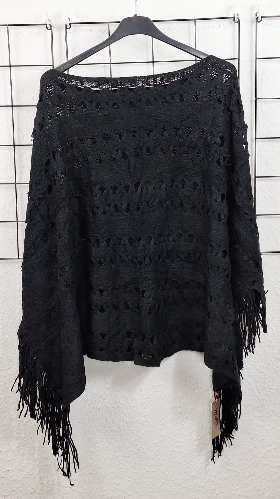 Grobstrick Poncho/Überwurf