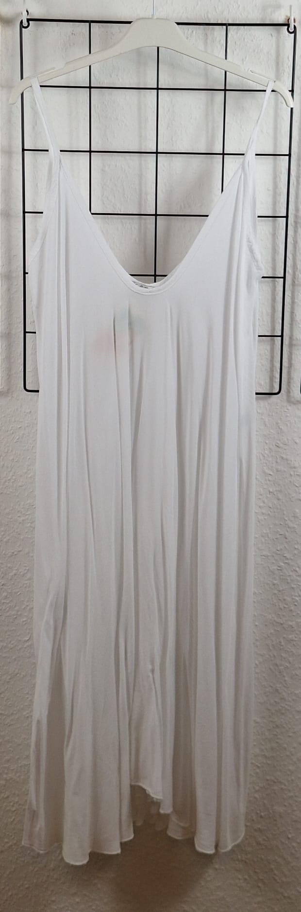 Maxikleid aus 100 % Viskose – Sommerkleid mit Spaghettiträgern | AA 38–65 cm | Länge 118 cm | Passend von Gr. 48/50 bis 54/56