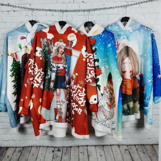 Weihnachts-Kuschelhoodie