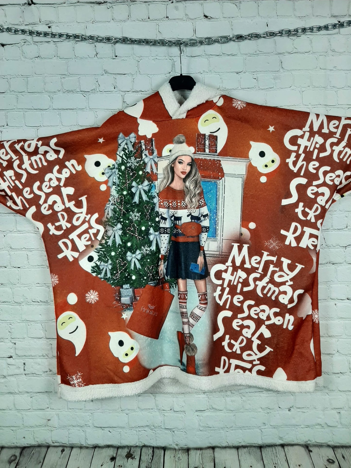 Weihnachts-Kuschelhoodie