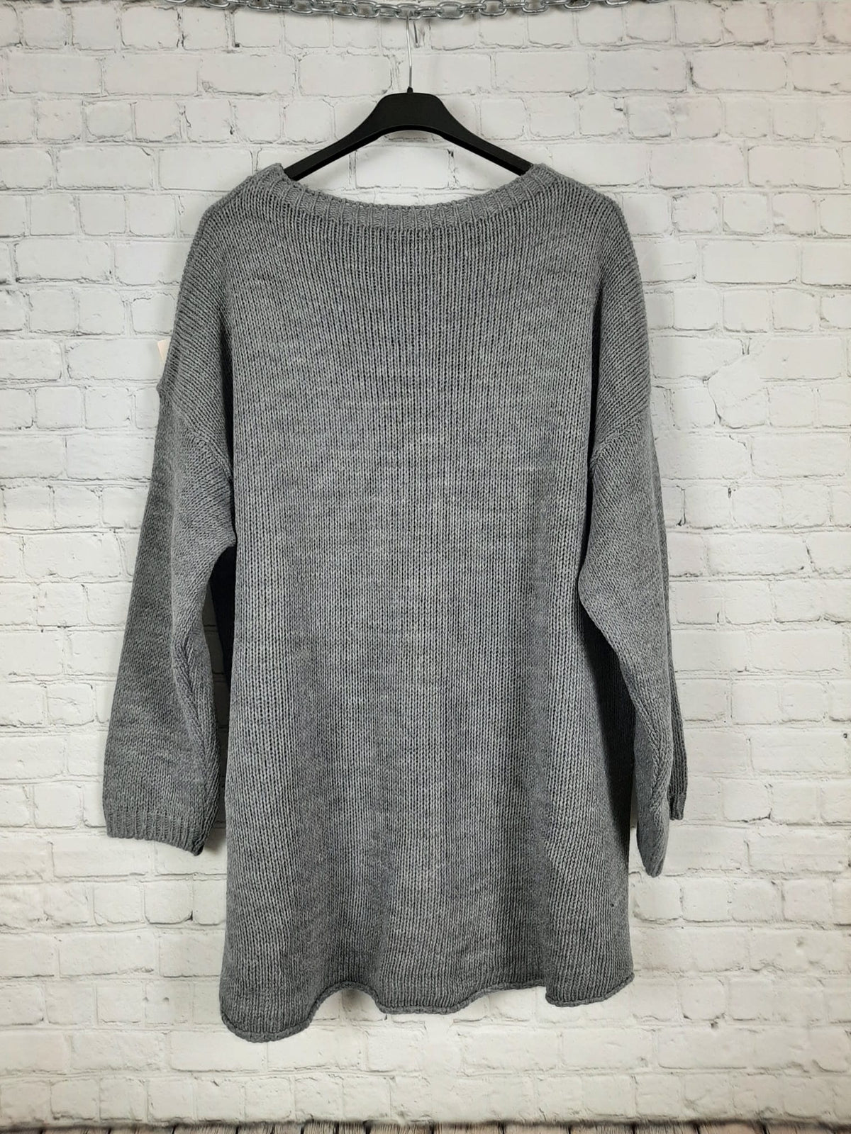 Strickpullover "Vokuhila mit Stern"