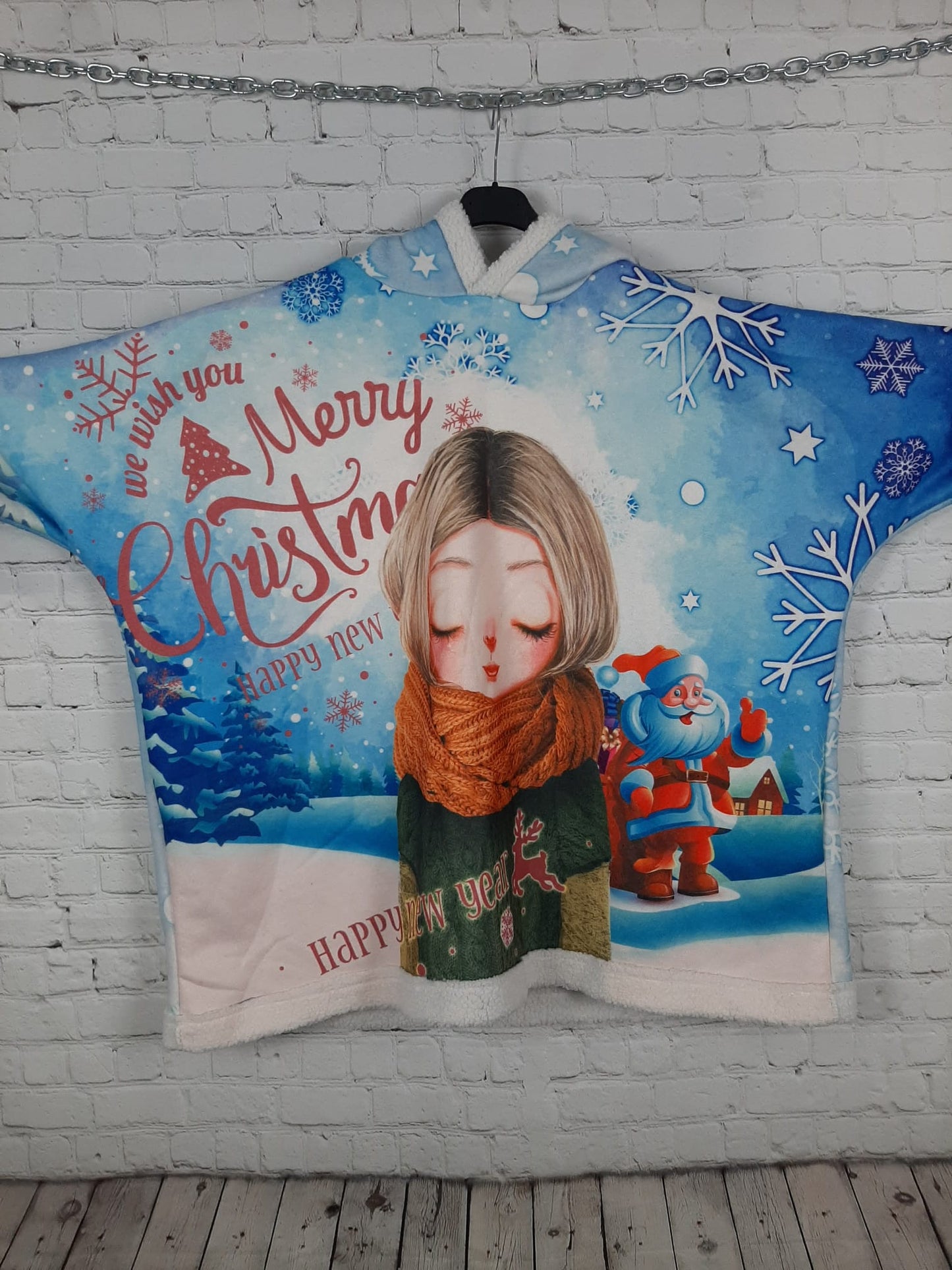 Weihnachts-Kuschelhoodie