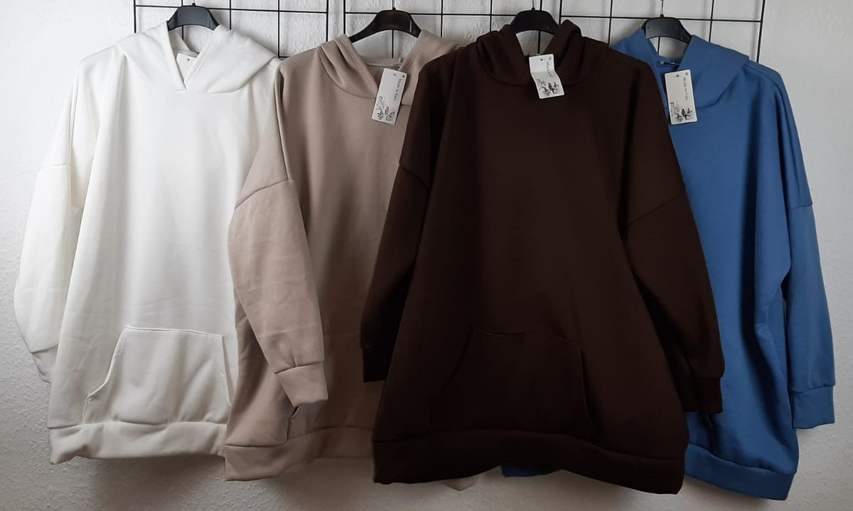 Kuscheliger Unifarbener Hoodie