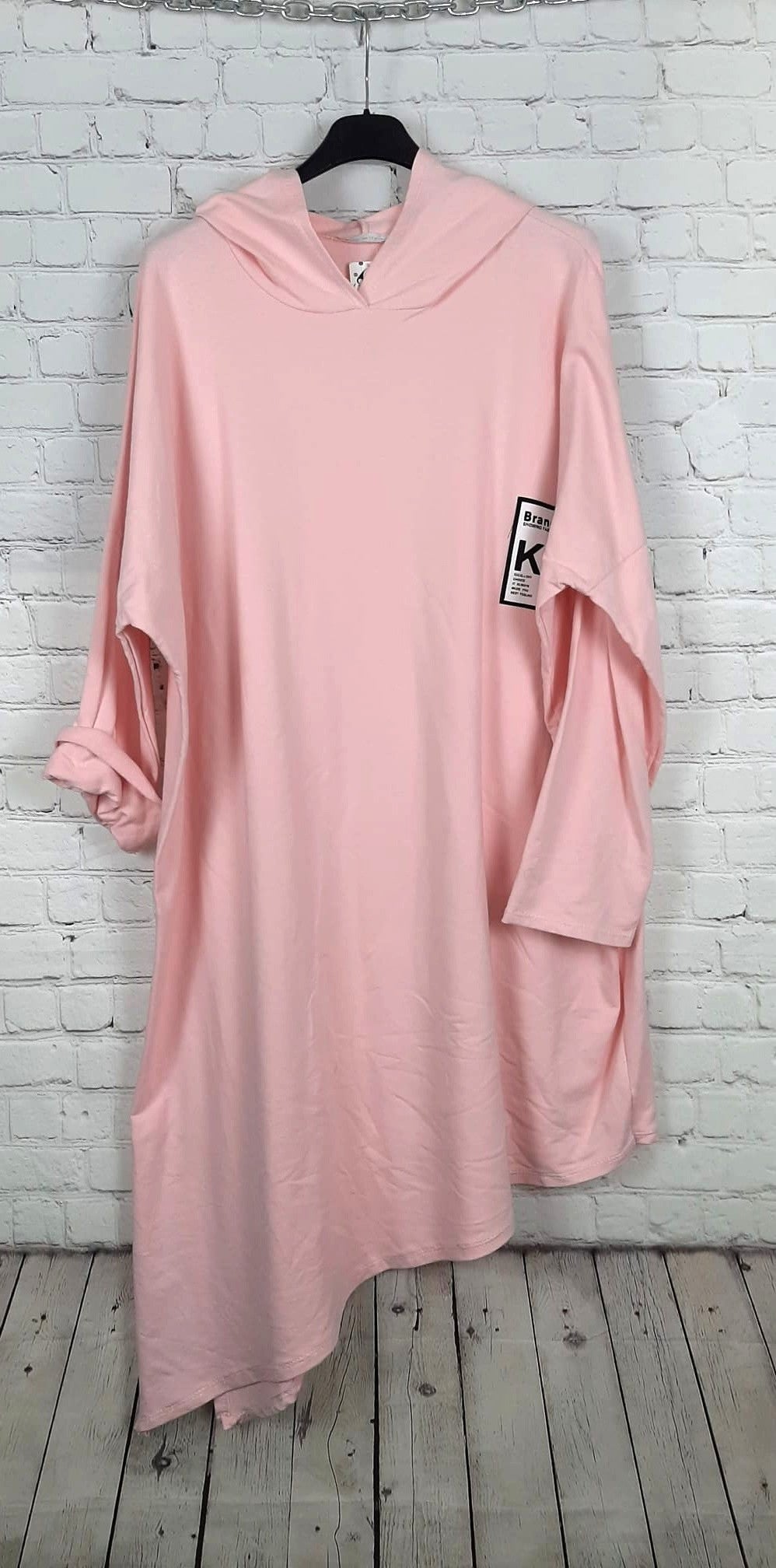 Damen Longshirt Oversize, Hoodie Longshirt Baumwolle, Longshirt große Größen, Kapuzen Longshirt