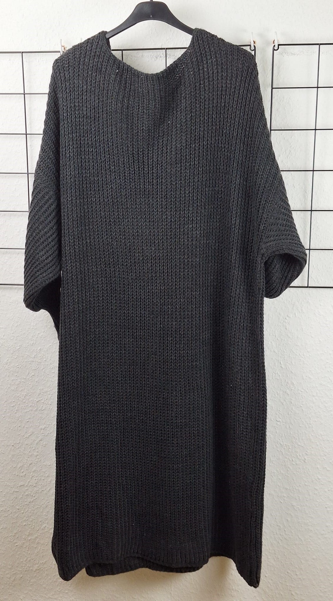 Langes Damen Strickkleid – Weicher Grobstrick, perfekte Passform für große Größen