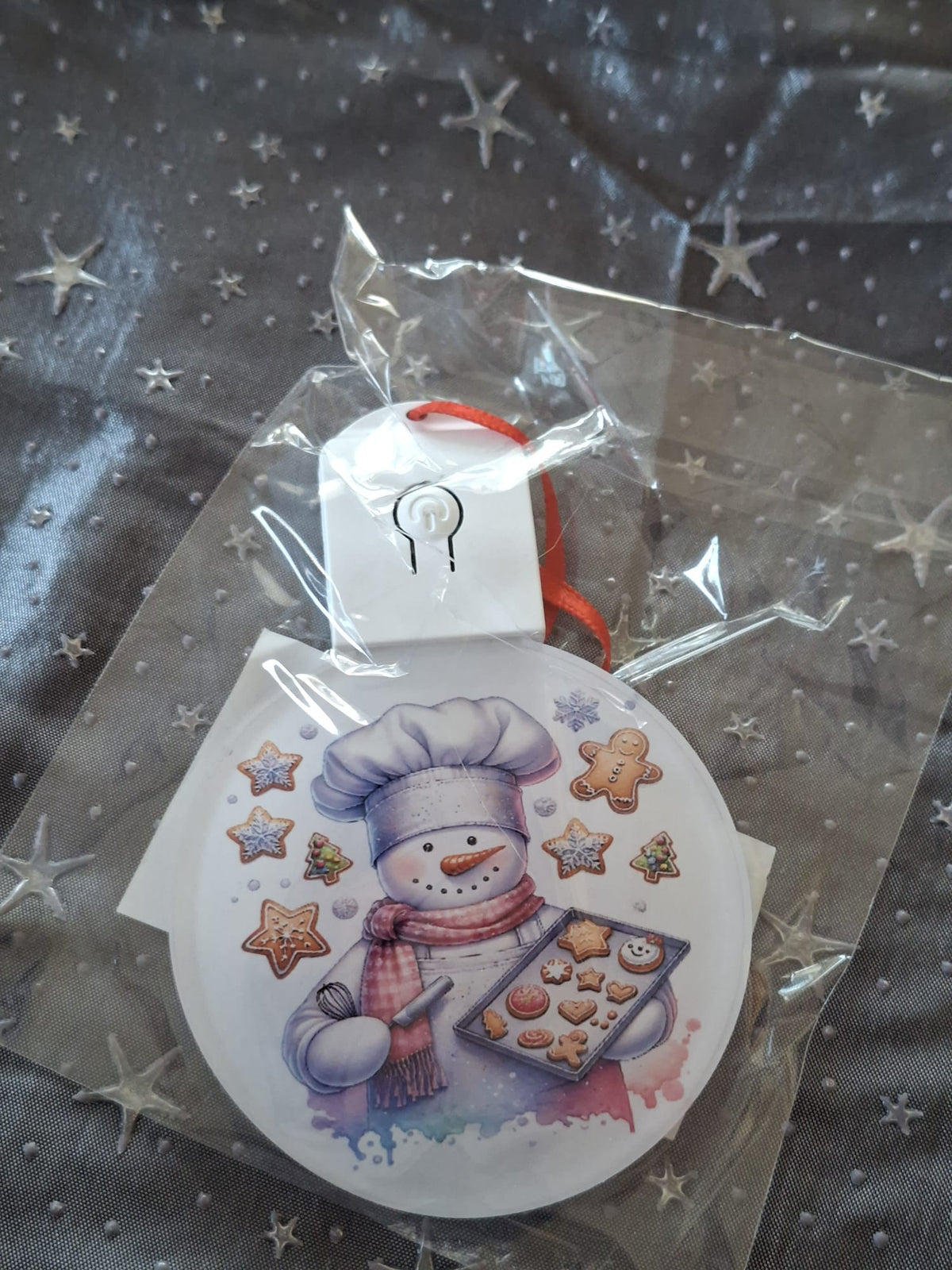 LED Weihnachtsornament mit Beleuchtung – sublimierter Dekorationsanhänger