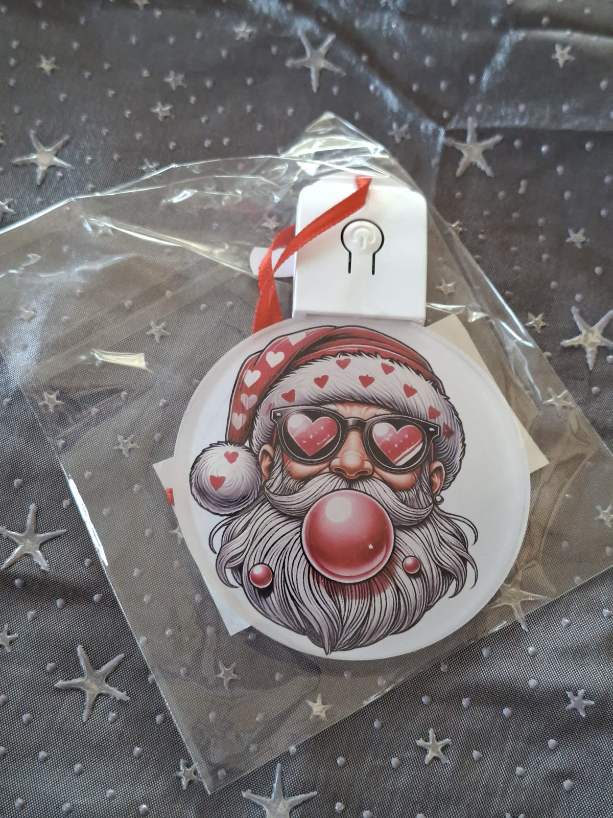 LED Weihnachtsornament mit Beleuchtung – sublimierter Dekorationsanhänger