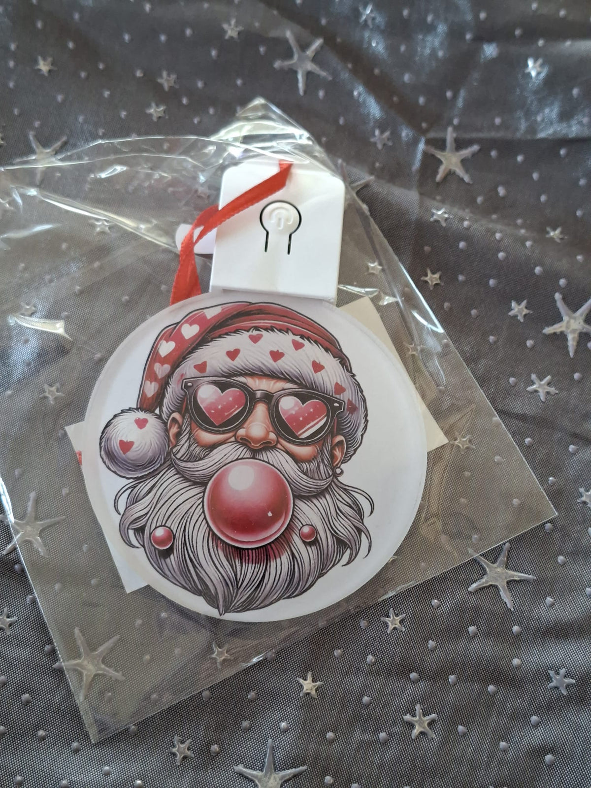 LED Weihnachtsornament mit Beleuchtung – sublimierter Dekorationsanhänger