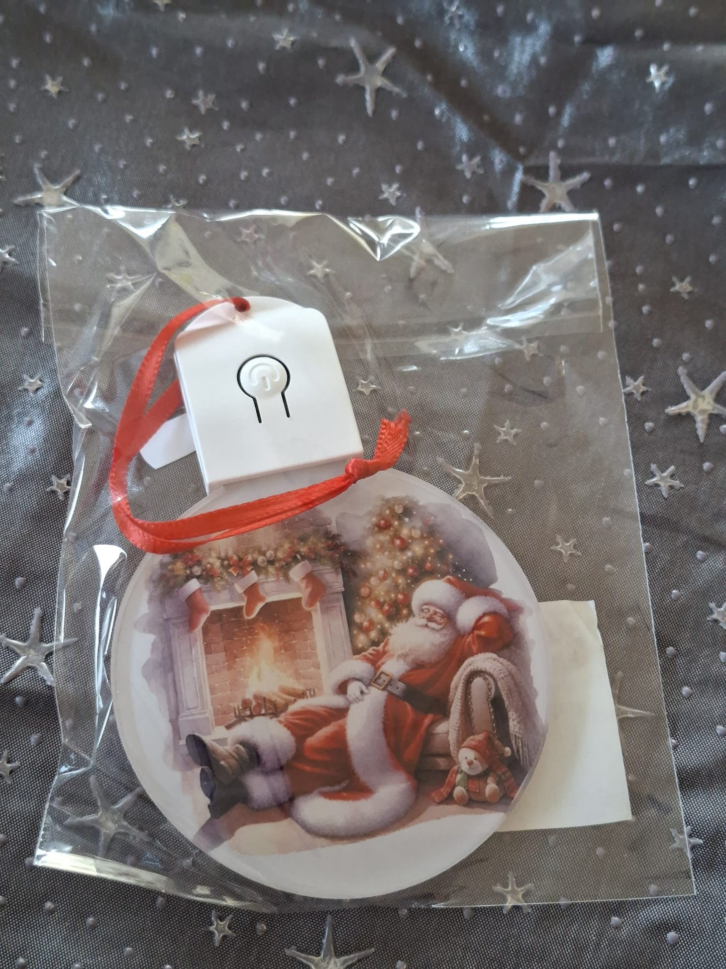 LED Weihnachtsornament mit Beleuchtung – sublimierter Dekorationsanhänger