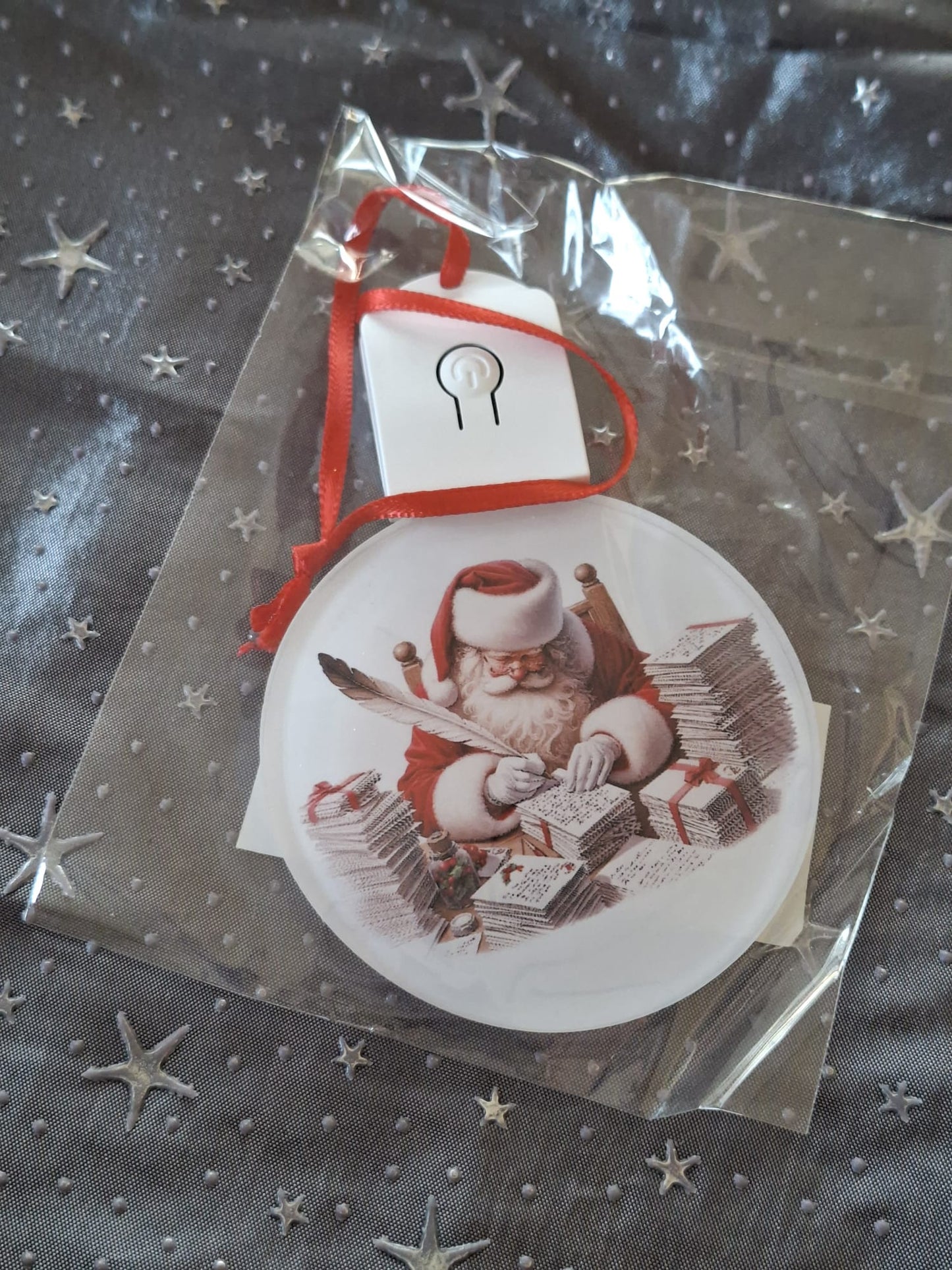 LED Weihnachtsornament mit Beleuchtung – sublimierter Dekorationsanhänger