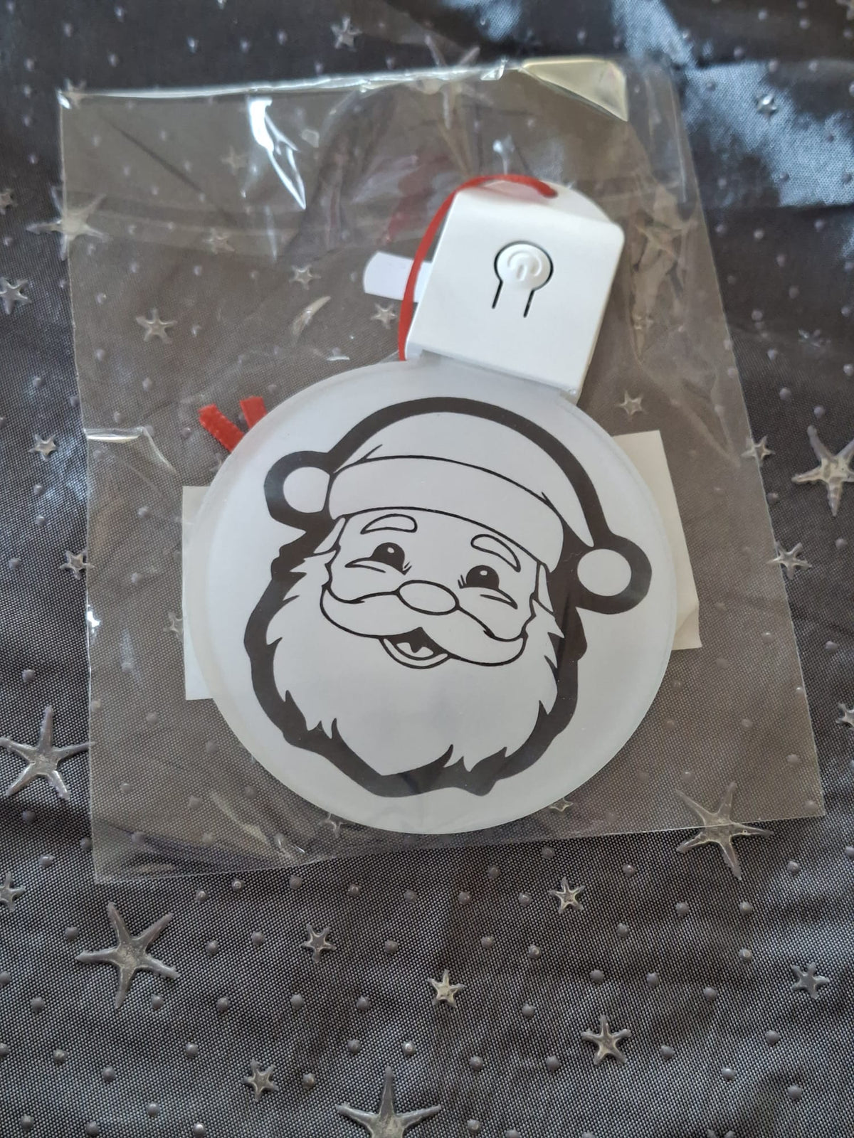 LED Weihnachtsornament mit Beleuchtung – sublimierter Dekorationsanhänger