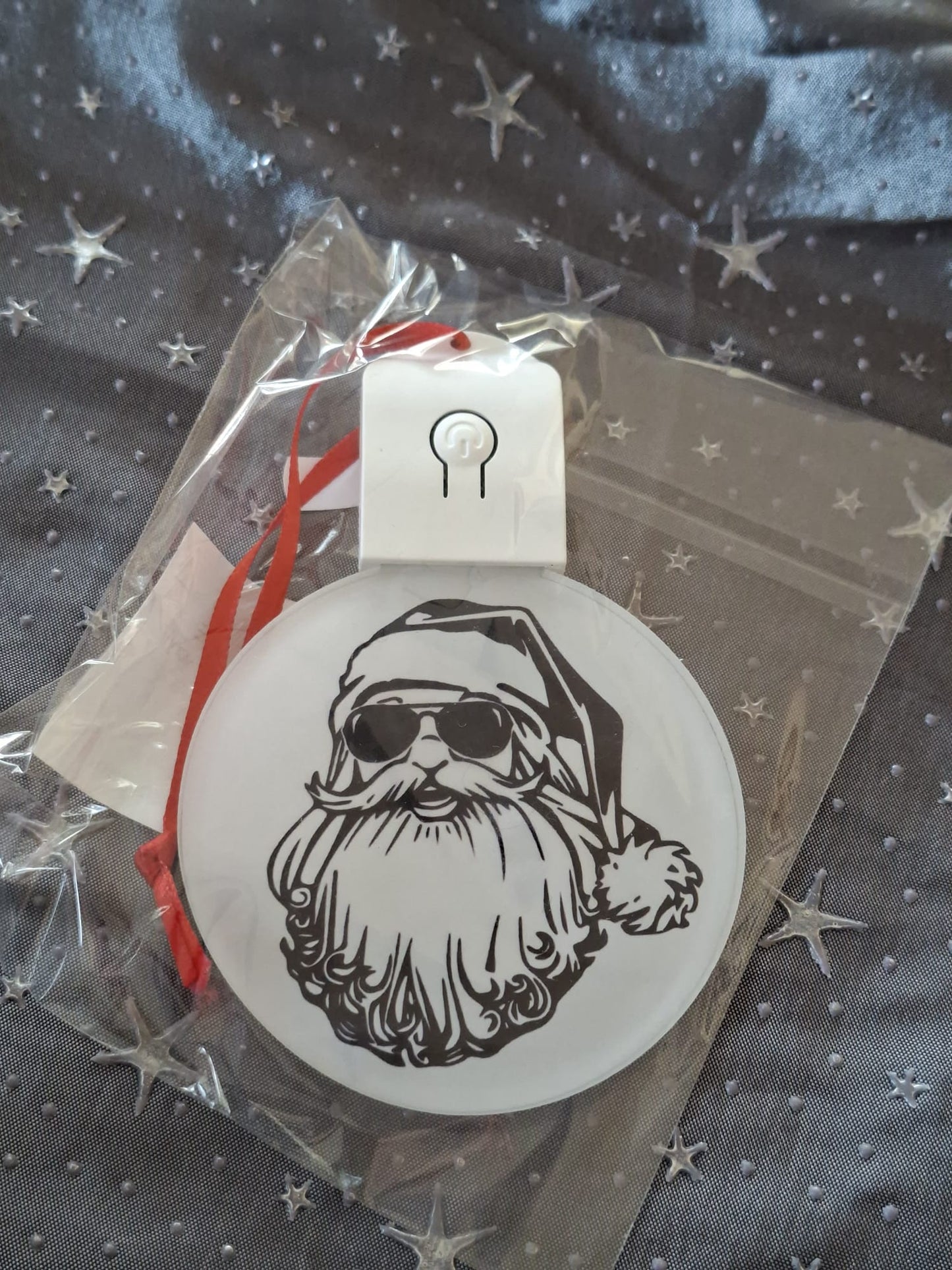 LED Weihnachtsornament mit Beleuchtung – sublimierter Dekorationsanhänger
