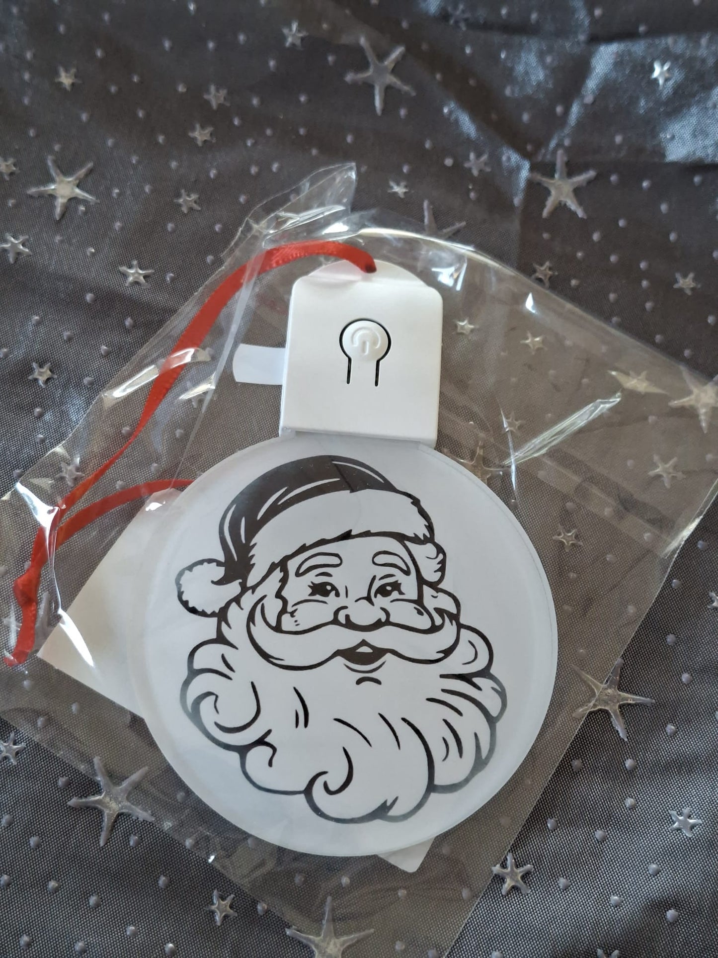 LED Weihnachtsornament mit Beleuchtung – sublimierter Dekorationsanhänger