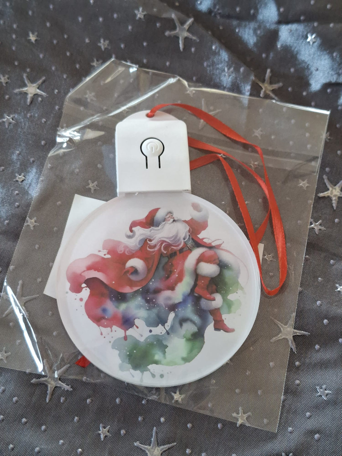 LED Weihnachtsornament mit Beleuchtung – sublimierter Dekorationsanhänger
