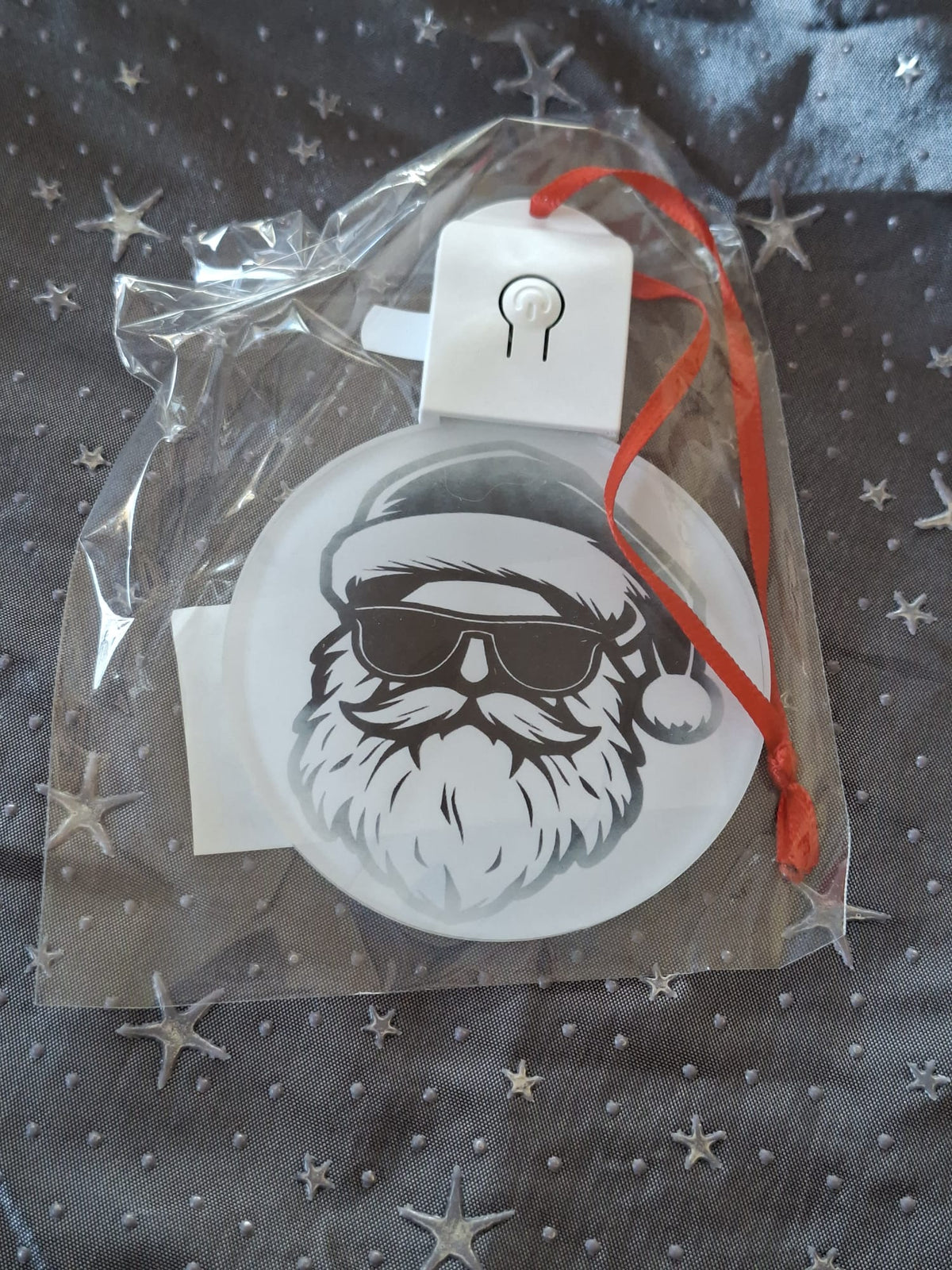 LED Weihnachtsornament mit Beleuchtung – sublimierter Dekorationsanhänger