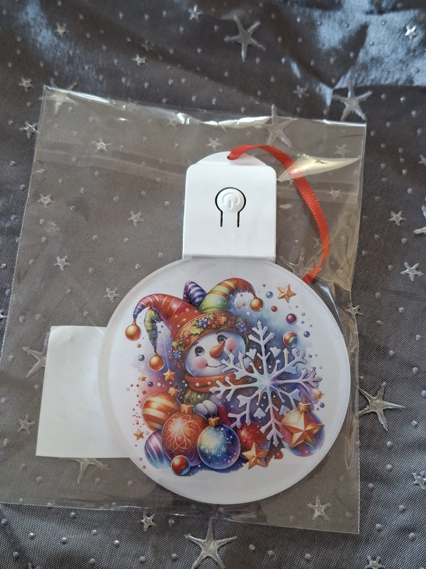 LED Weihnachtsornament mit Beleuchtung – sublimierter Dekorationsanhänger