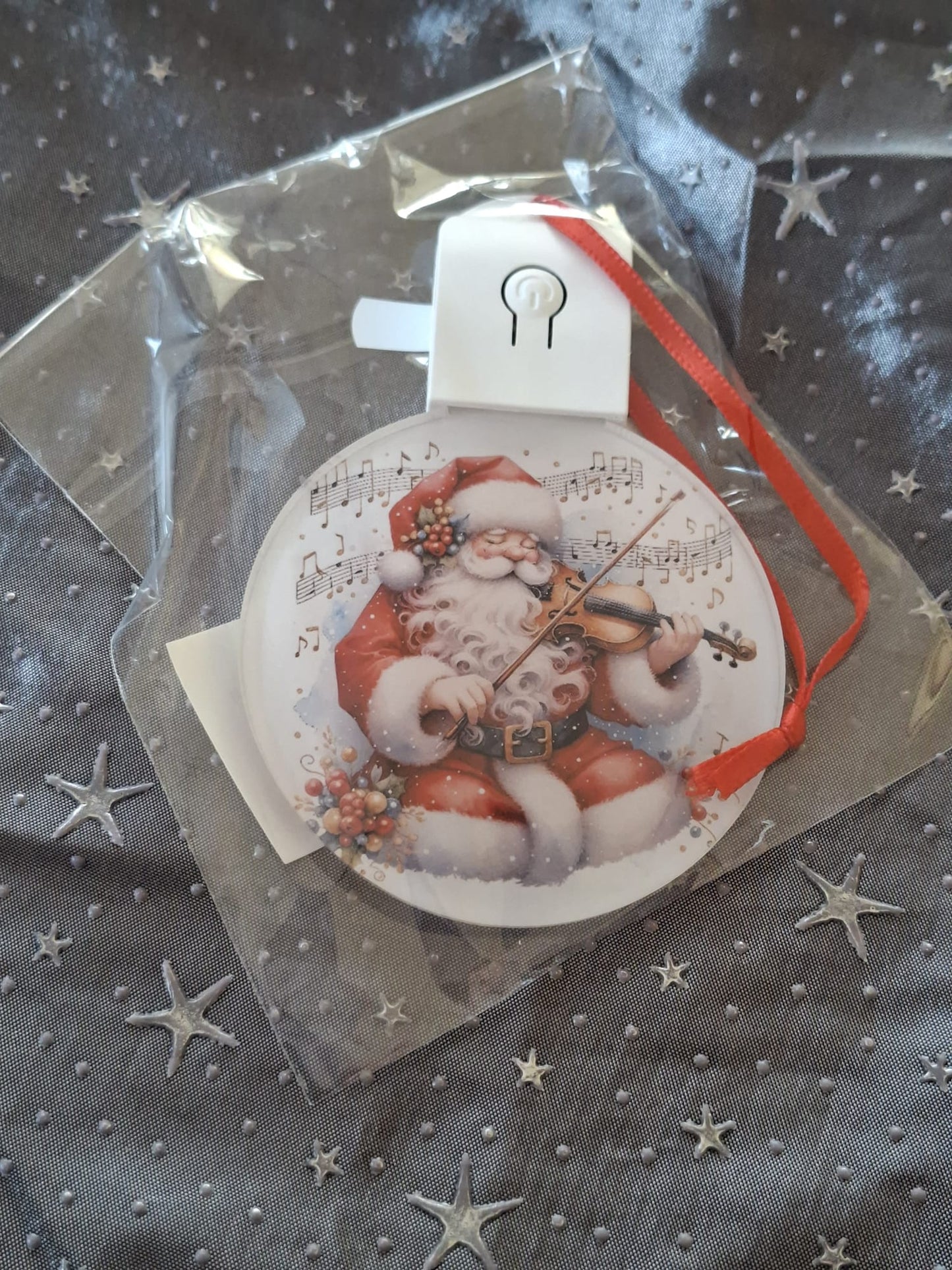 LED Weihnachtsornament mit Beleuchtung – sublimierter Dekorationsanhänger