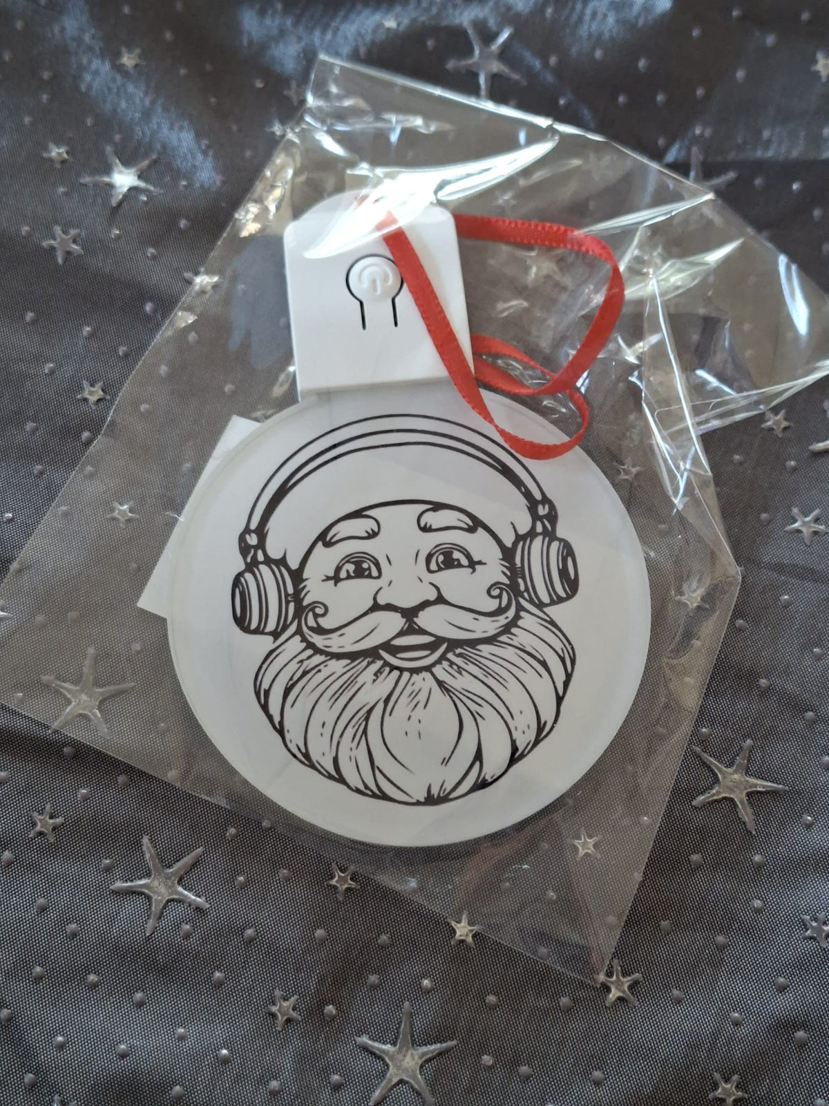 LED Weihnachtsornament mit Beleuchtung – sublimierter Dekorationsanhänger