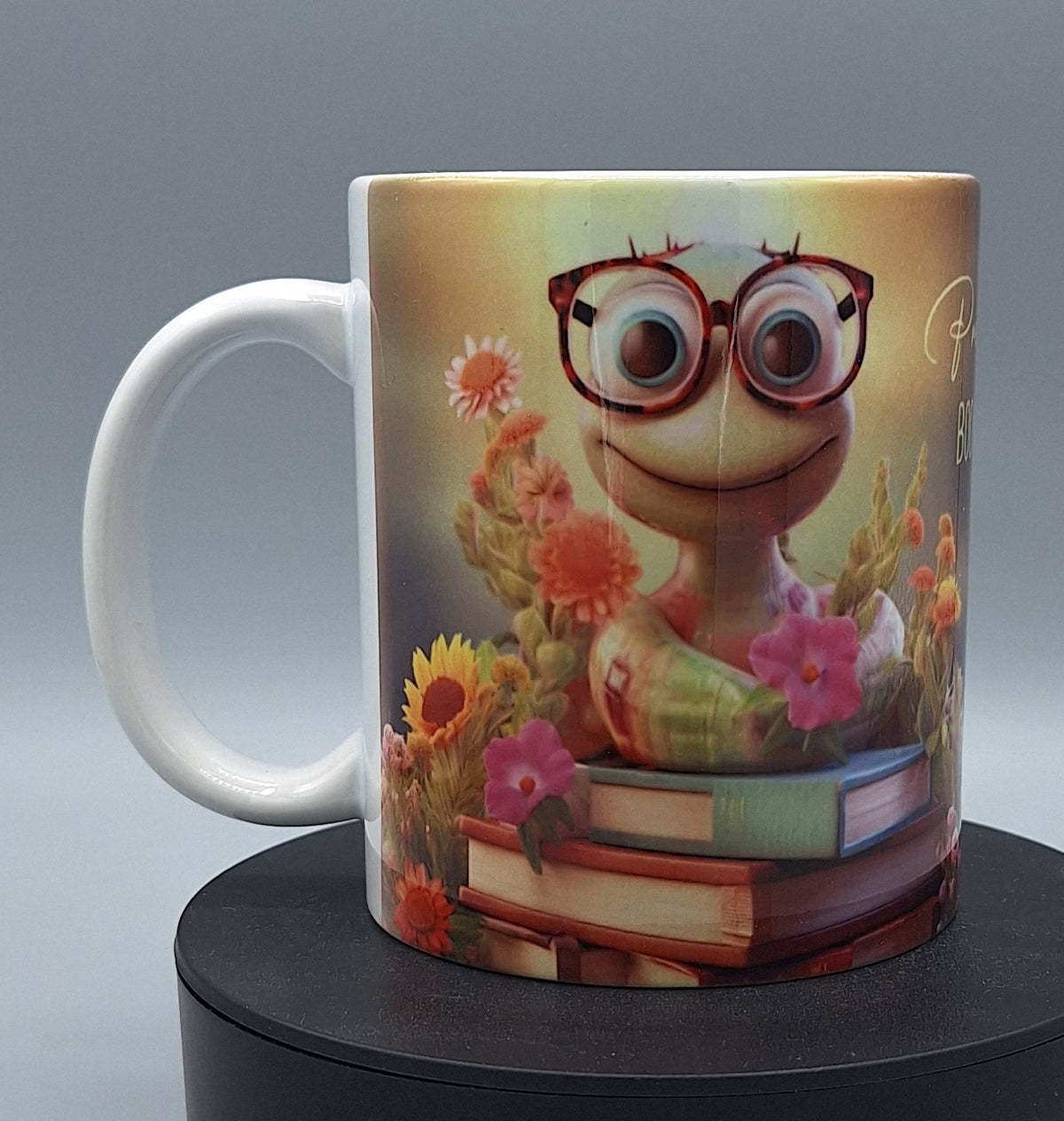Bücherwurm Tasse 330ml spülmaschinenfest