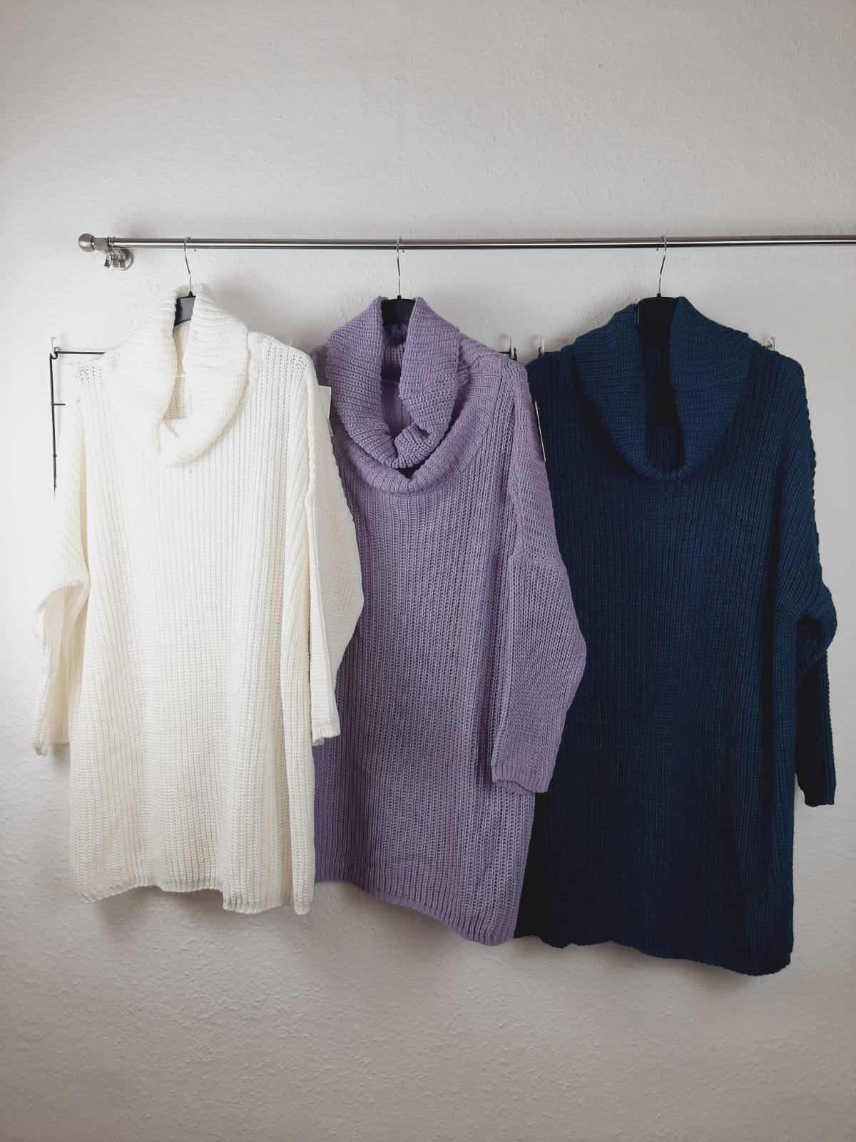 Damen Oversize Strickpullover mit Rollkragen – große Größen – Übersicht