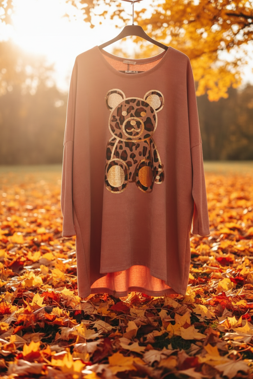 Kord Pullover Teddy Altrosa – Herbst