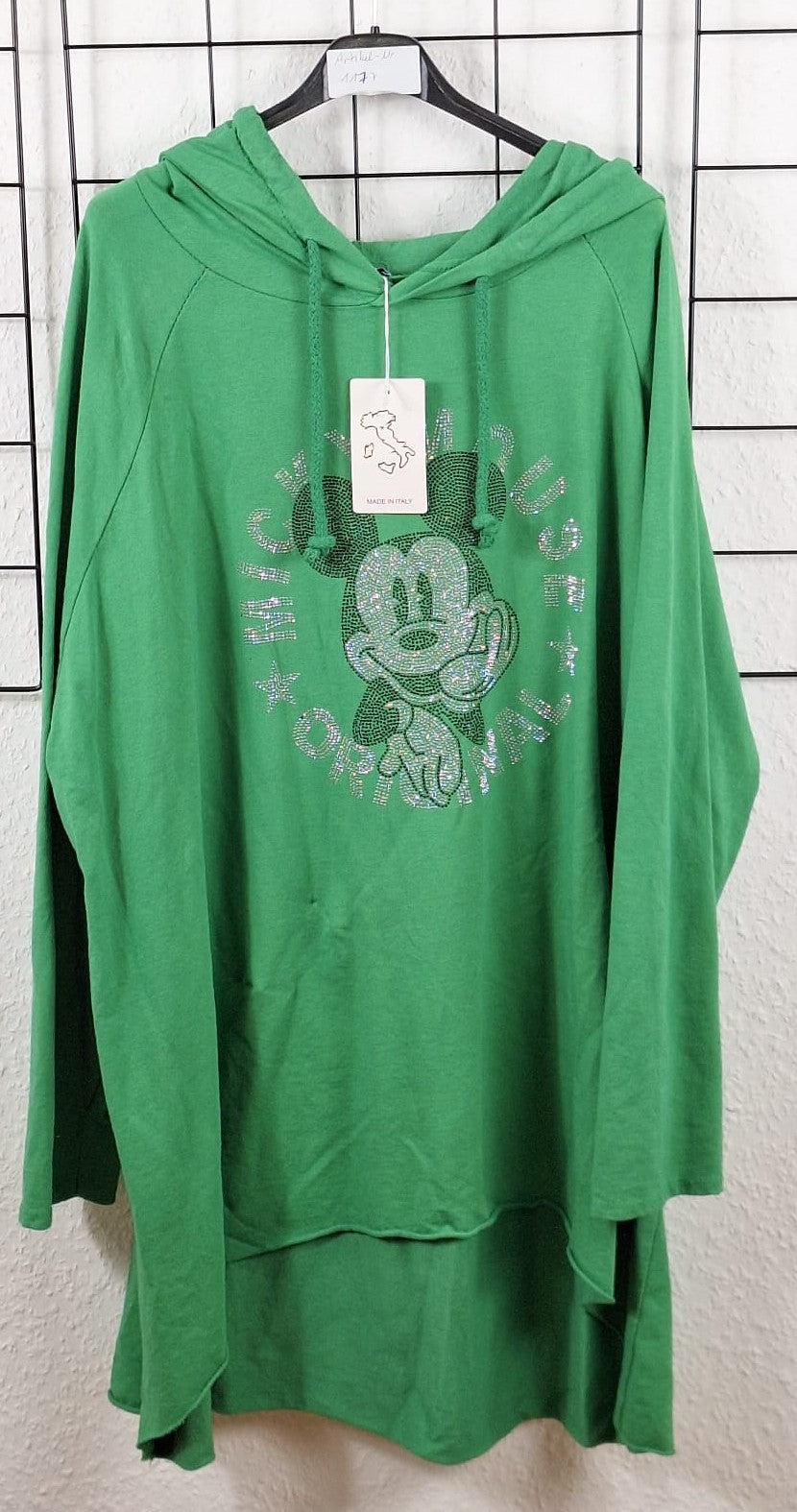 🧥 Oversize Hoodie mit Cartoon-Motiv – Baumwolle – mehrere Farben – Einheitsgröße 48/50 – 52/54