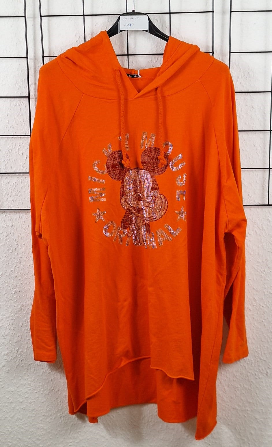 🧥 Oversize Hoodie mit Cartoon-Motiv – Baumwolle – mehrere Farben – Einheitsgröße 48/50 – 52/54
