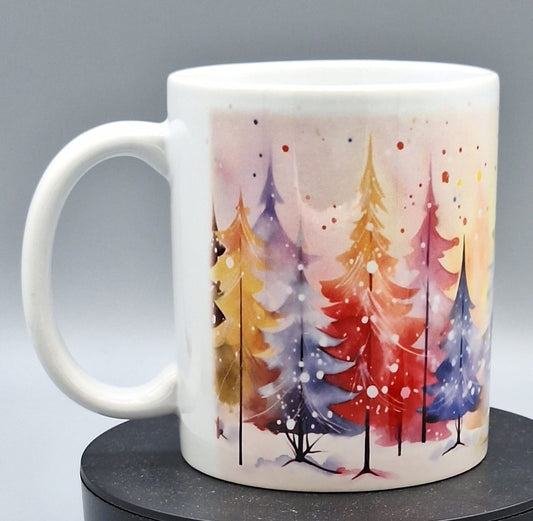 Winter Tasse Schneefall Keramik 300ml